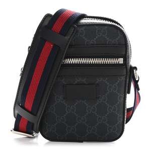 Gucci Gg Supreme Appia Calfskin Web #231827G95B